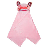 Animals Hooded Cloak Plush Wearable Blanket Cartoon Clothes Accessory Creative Gift - INSWEAR